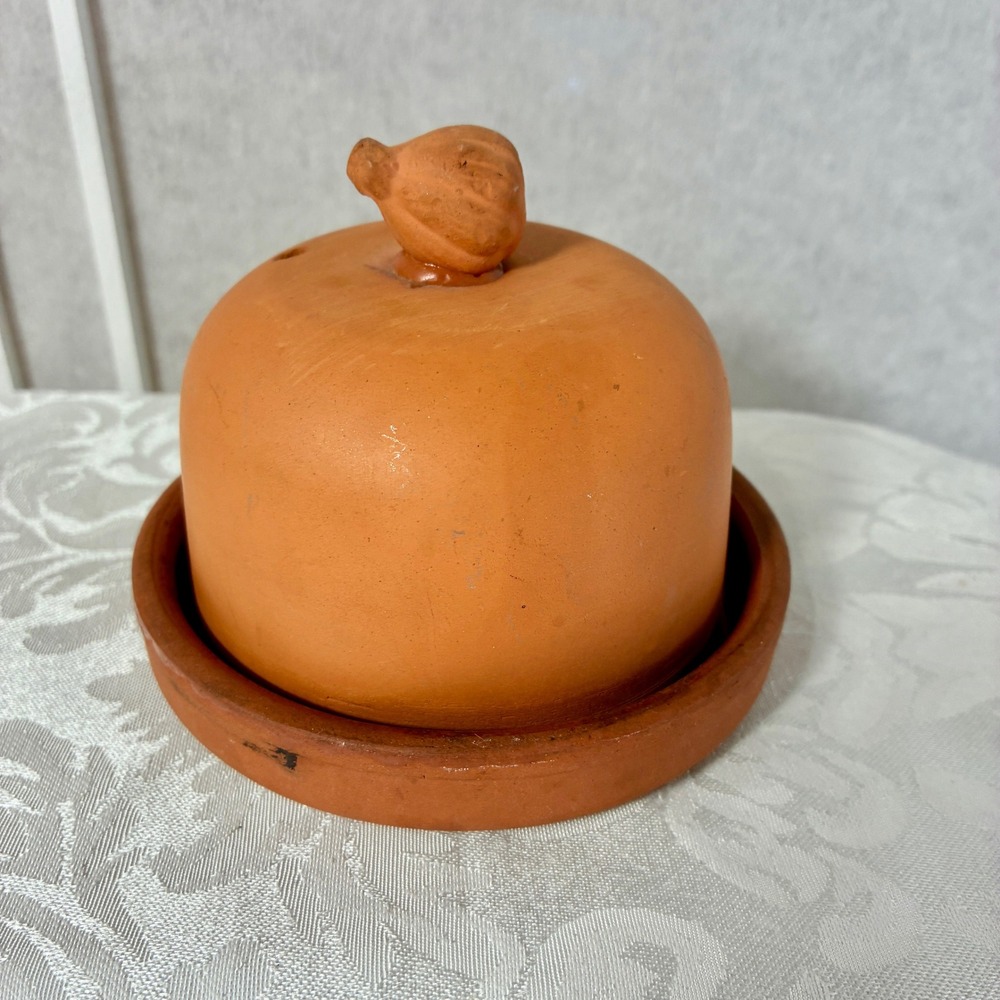 VTG Himark Terracotta Garlic Baker Cellar Made in Portugal Garlic Roaster